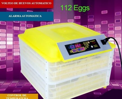 incubadora de 112 huevos