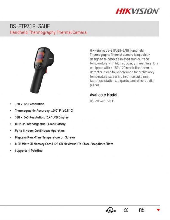 HIKVISION DS-2TP31B-3AUF 3