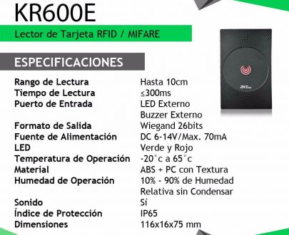 ZKTECO KR600E