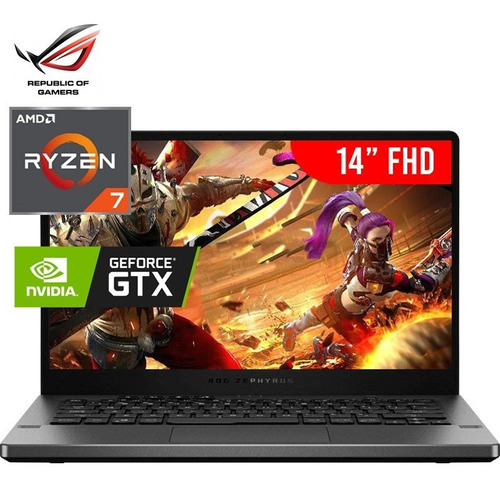 ASUS  G14 Ga401ih-br7n2bl R7 8gb 512gb Ssd Gtx 1650